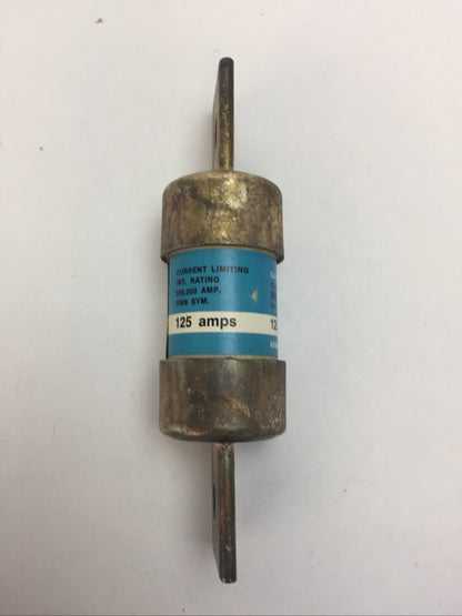 GE GF8B125 CLF FUSE 600VAC 125AMP CLASS J
