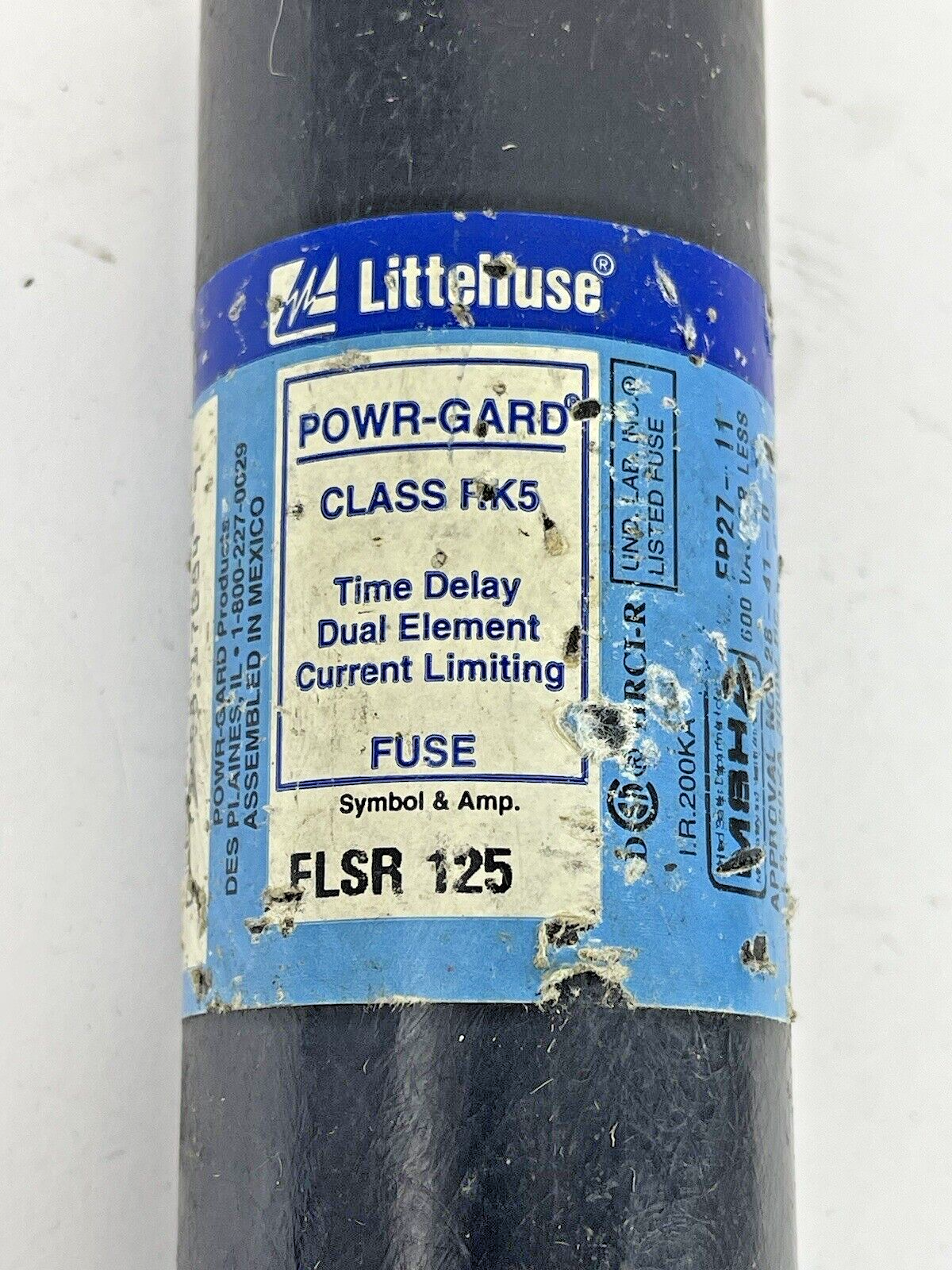 LITTELFUSE - FLSR 125- DUAL-ELEMENT/ TIME-DELAY/ CURRENT LIMITING - 125A, 600V