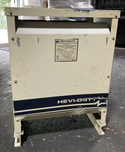 EGS HEVI-DUTY ET2H30S 30KVA 3PH 60HZ HV 480D LV208Y/120 LV AMPS 84 TRANSFORMER
