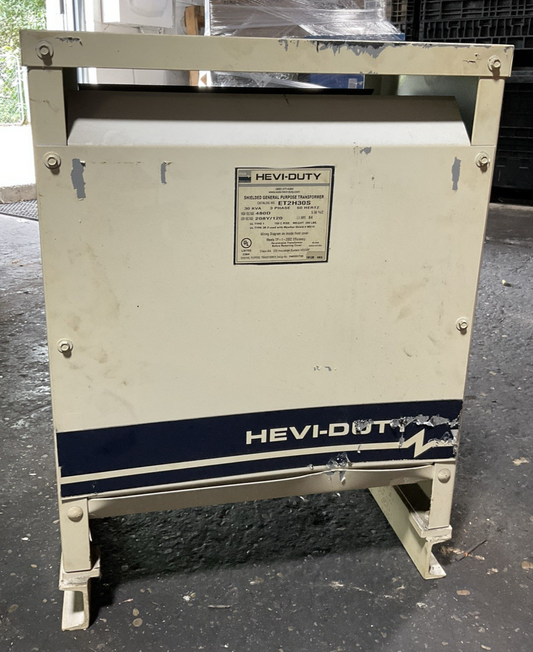 EGS HEVI-DUTY ET2H30S 30KVA 3PH 60HZ HV 480D LV208Y/120 LV AMPS 84 TRANSFORMER