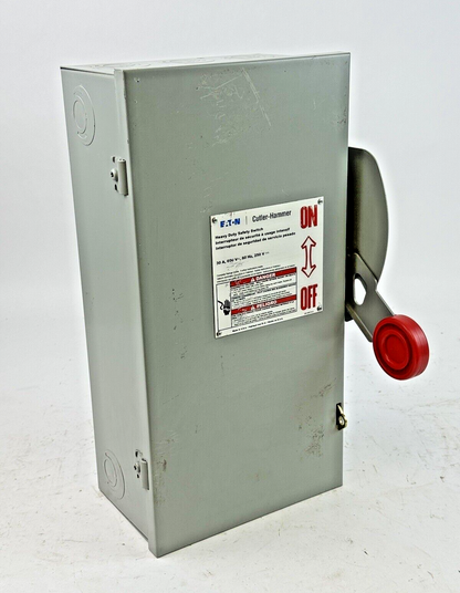 EATON / CH - DH361UGK - HD SAFETY SWITCH - 30A/ 600VAC/250DC / 3 POLE/ TYPE 1