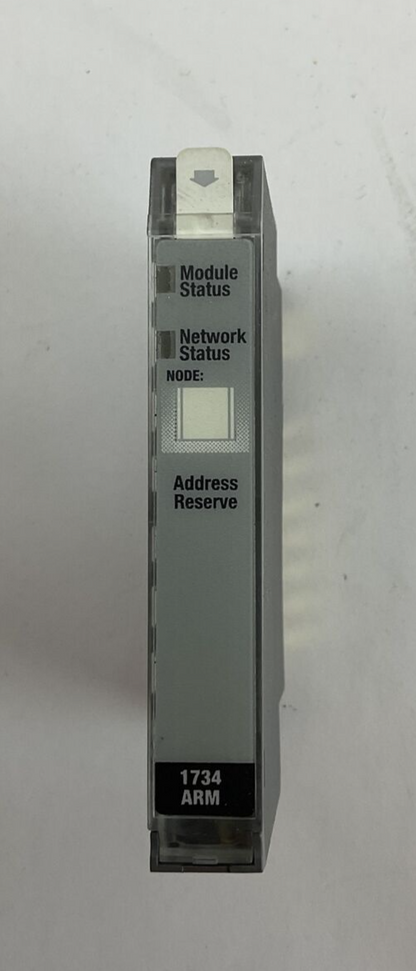 ALLEN BRADLEY 1734-ARM ADDRESS RESERVE MODULE SER C FW 3.022 BACKPLANE 5VDC