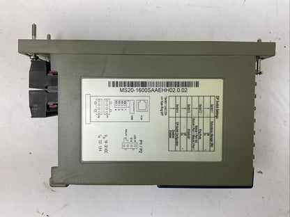 HIRSCHMANN MS20-1600SAAEHH02.0.02 ETHERNET SWITCH MICE SWITCHING MODLULE