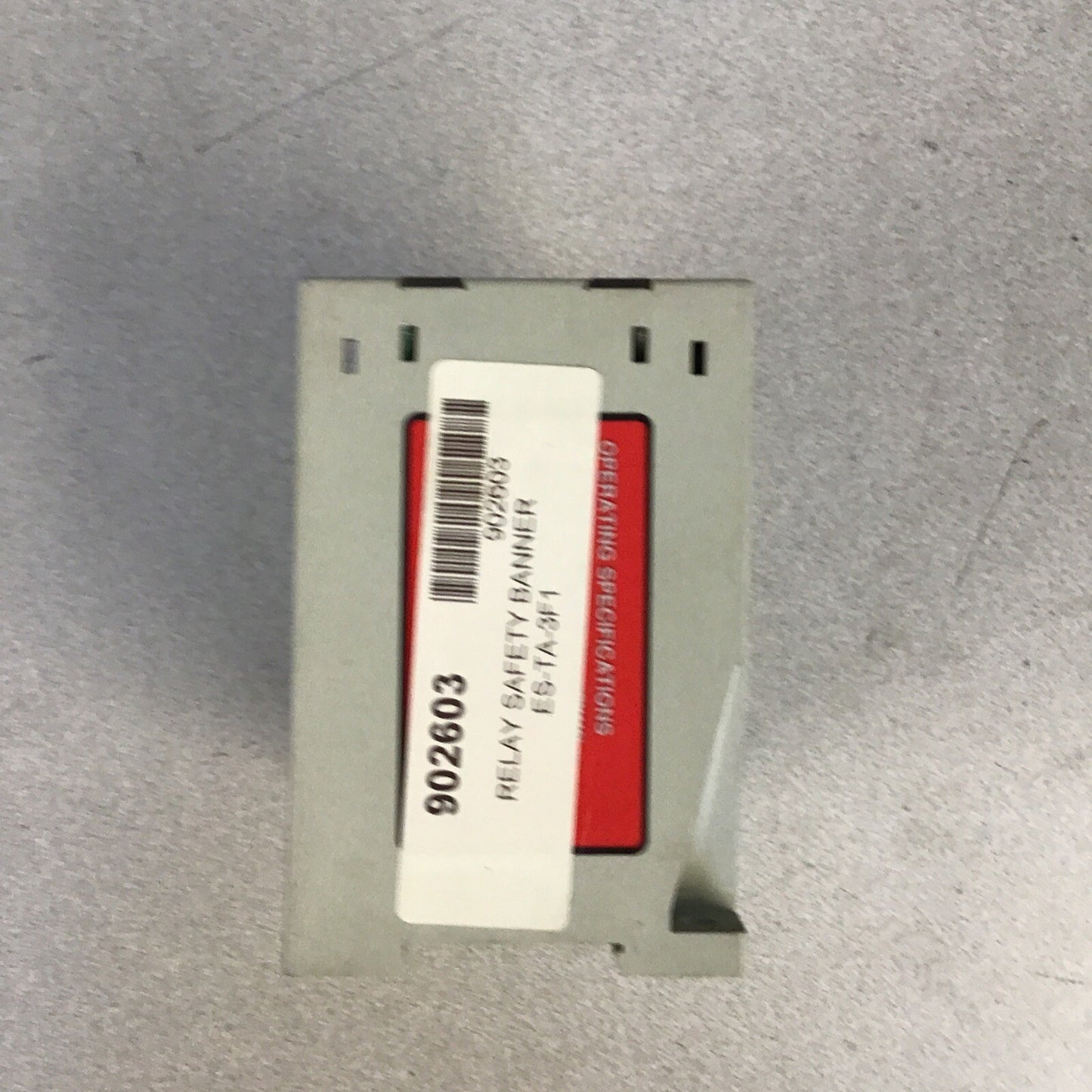 BANNER ES-TA-3F1 DeviceNet MACHINE SAFETY / RELAY / E-STOP SWITCH MODULE 902603X
