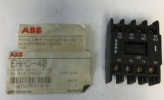 ABB EHAD-40 ADDER DECK 4NO SK819203-D