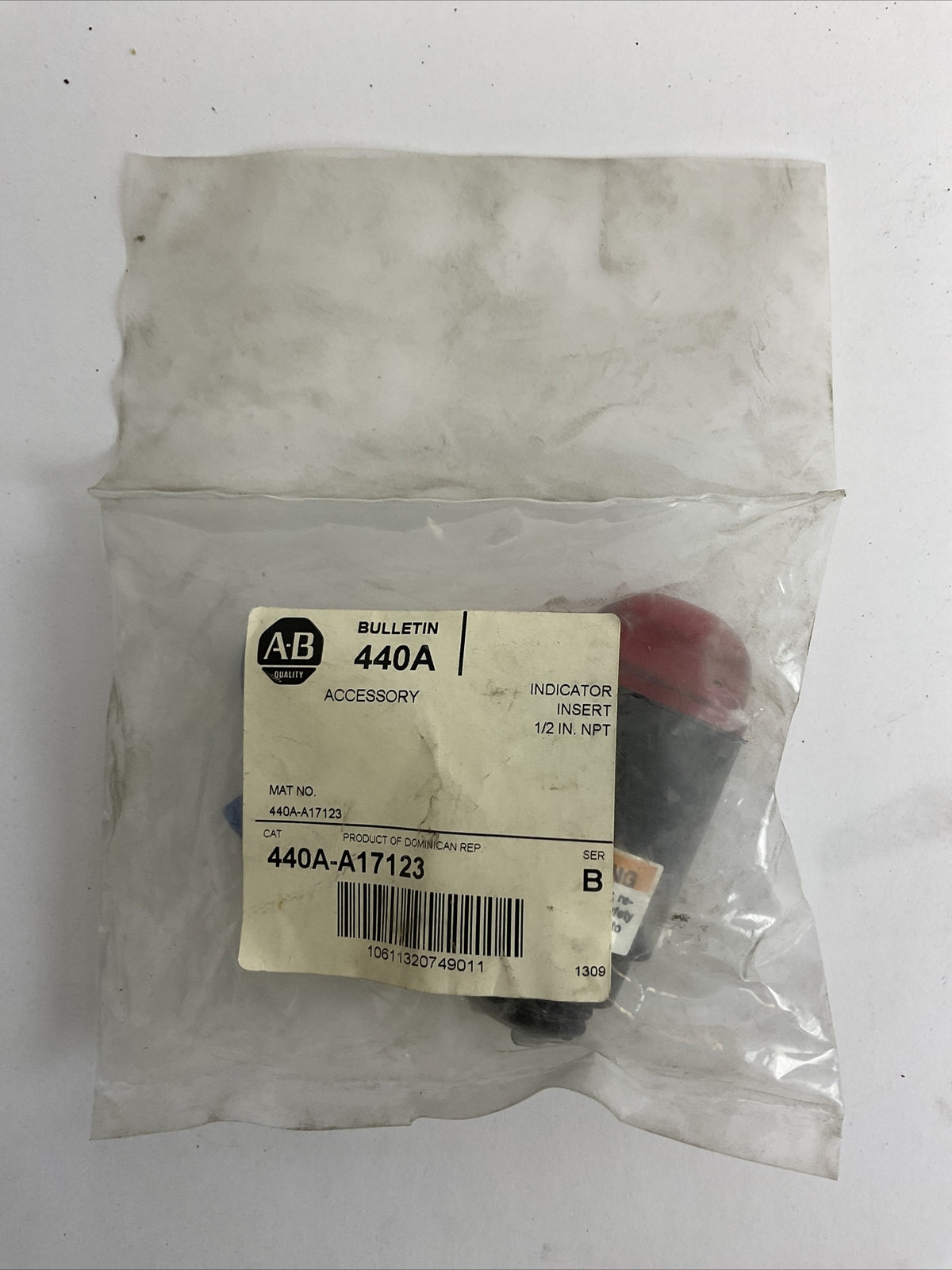 ALLEN BRADLEY 440A-A17123 SER B ACCESSORY