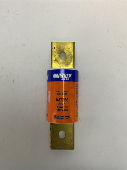FERRAZ SHAWMUT AJT350 AMP-TRAP 2000 SMART SPOT FUSE 350A 600VAC 500VDC DUAL