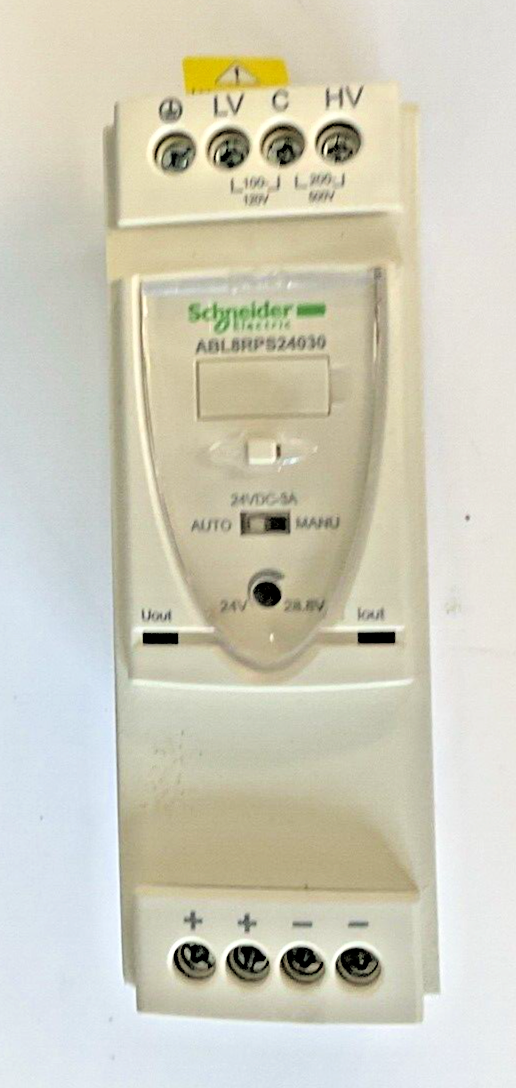 SCHNEIDER ABL8RPS24030 POWER SUPPLY 24VDC 3A