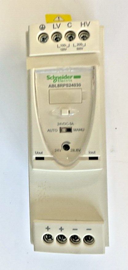 SCHNEIDER ABL8RPS24030 POWER SUPPLY 24VDC 3A