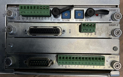 INDRAMAT HDS04.2-W200N-HS12-01-FW SERVO DRIVE HSM01.1-FW DAE02.1 DAG01.2 DSS02.1