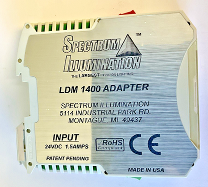 SPECTRUM ILLUMINATION LDM 1400 ADAPTER REV.H 24VDC 1.5A