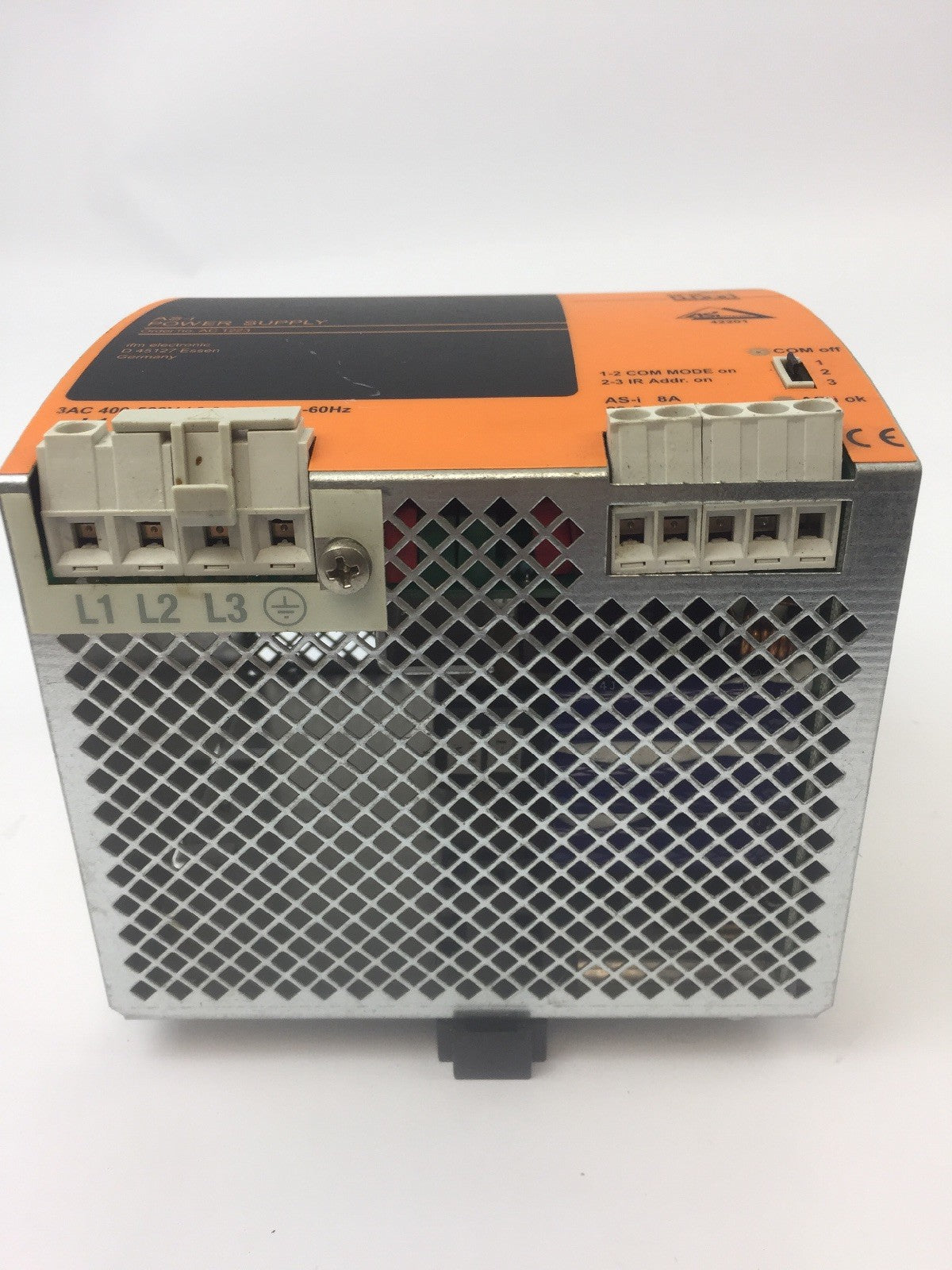 IFM AC1223 POWER SUPPLY INPUT 3AC400-500V 0.8A/PHASE OUTPUT DC-AS-i 30.5V/8A