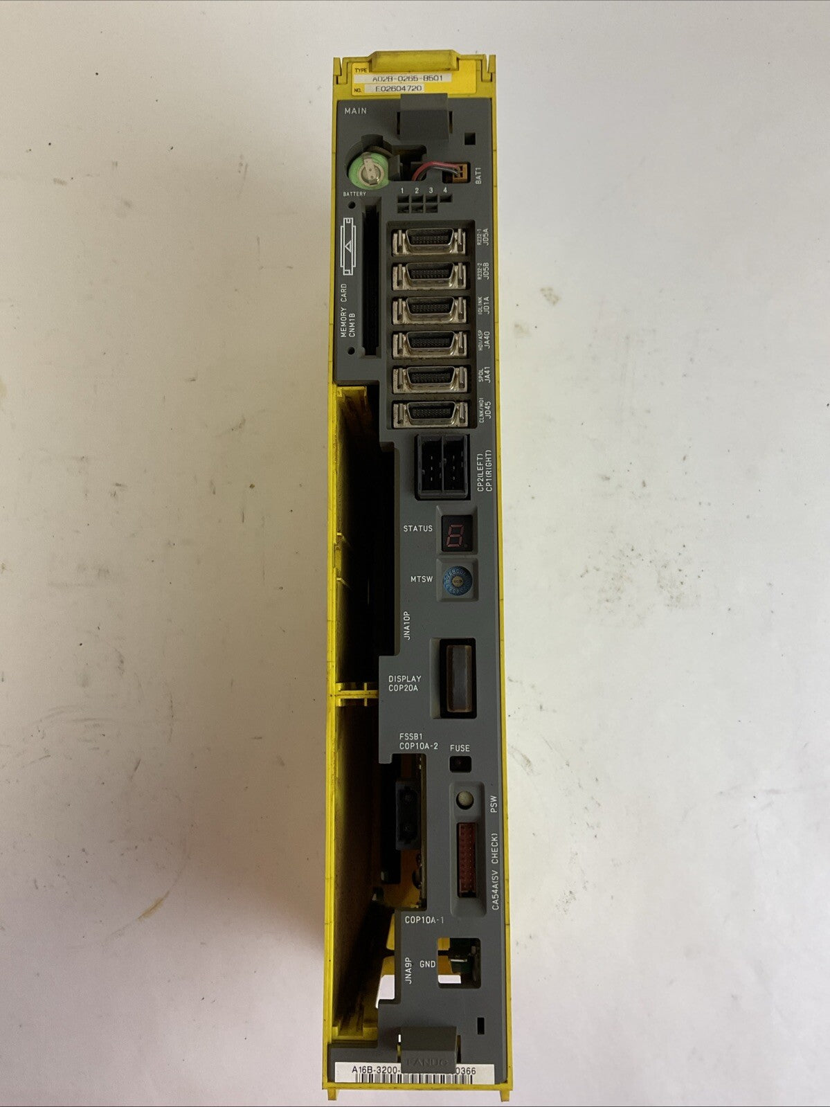 FANUC A16B-3200-0320/14F MAIN CIRCUIT BOARD A02B-0265-B501
