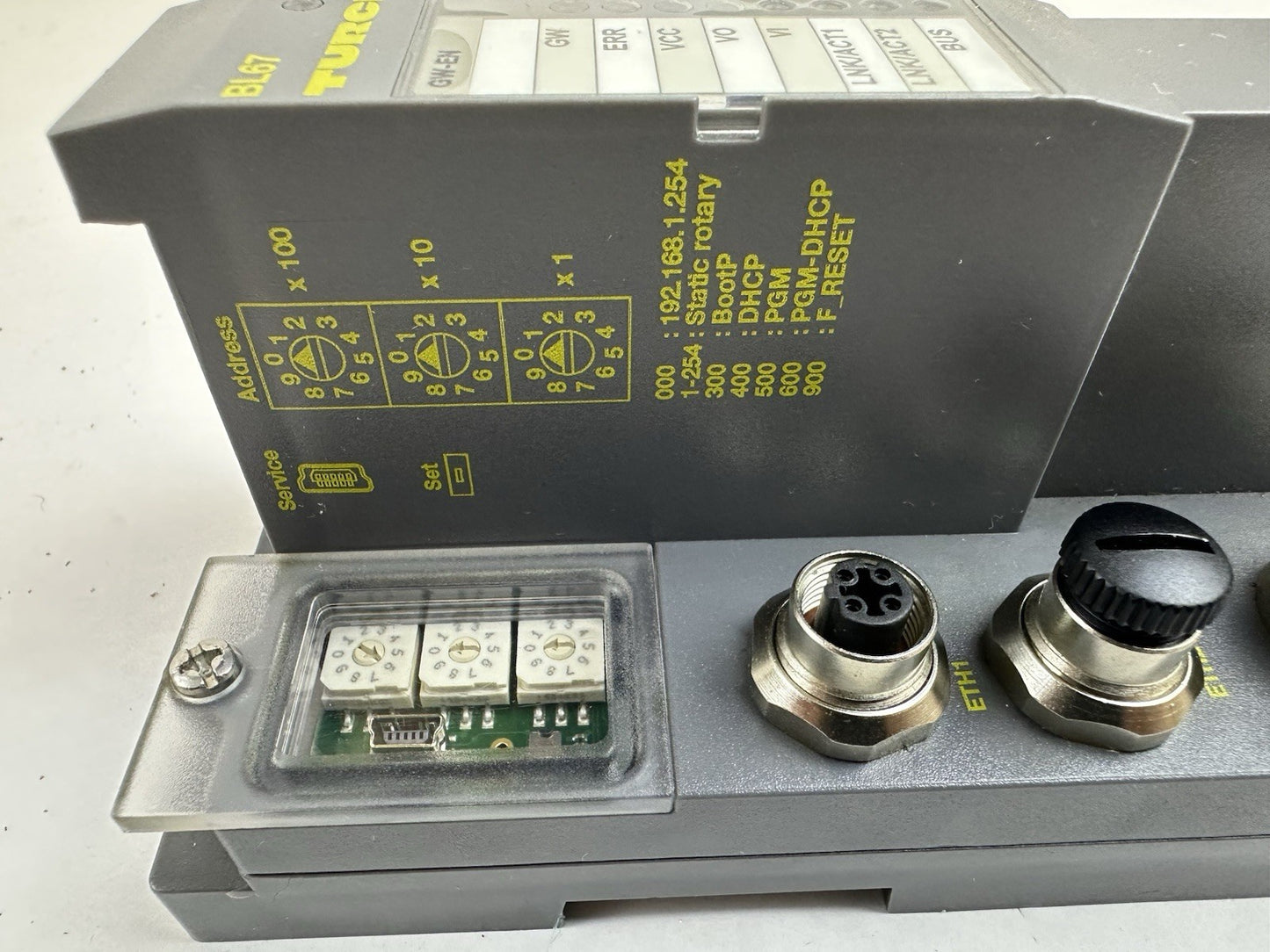 TURCK BL67GWEN 6827214 Multiprotocol Gateway I/O Module Ethernet/IP PROFINET BL6