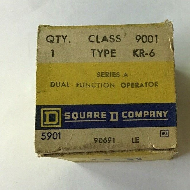 SQUARE D 9001 KR-6 SERIES A DUAL FUNCTION OPERATOR