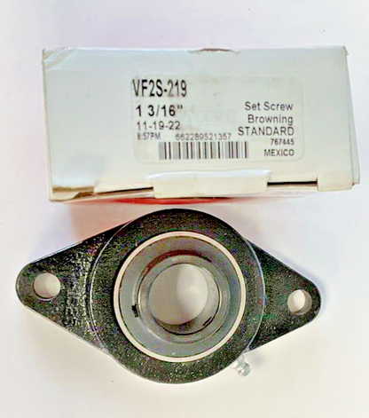 BROWNING VF2S-219 2 BOLT FLANGE BEARING 1 3/16"