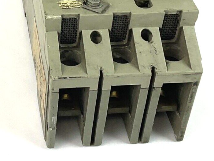 FEDERAL PACIFIC HFJ631100R CRICUIT BREAKER 3POLE 100A 600VAC