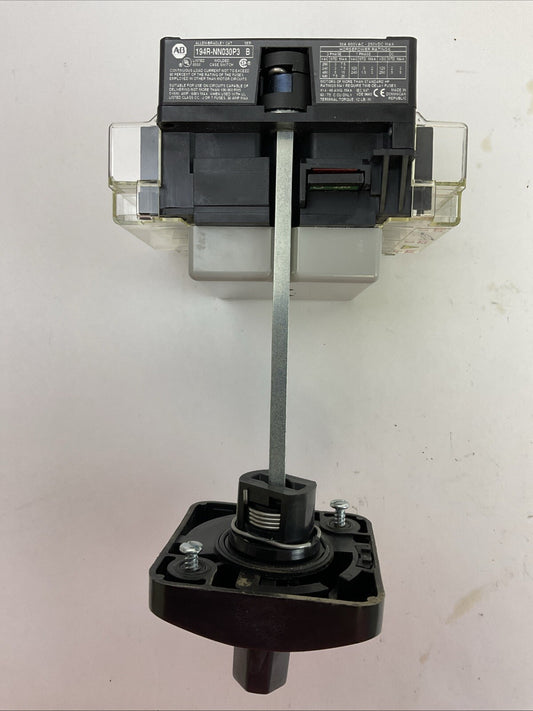 ALLEN BRADLEY 194R-NN030P3 SER B MOLDED CASE SWITCH 600VAC 250VDC 194R-HSA