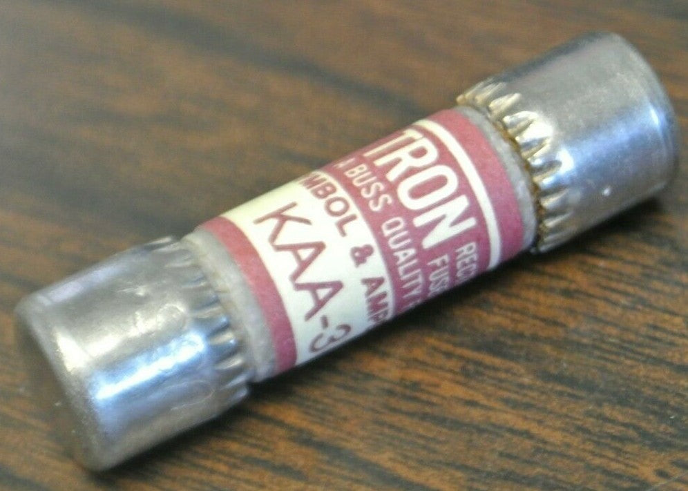 LOT of 2 / BUSSMANN / TRON KAA3 RECTIFIER FUSE / 3A / NEW SURPLUS