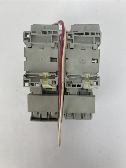 ALLEN BRADLEY REVERSING STARTER 100-C16*10 CONTACTOR 193-EA1HC & 193-EA1EB RELAY
