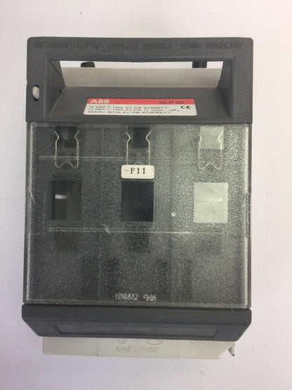 ABB SLP00 FUSE SWITCH DISCONNECTOR Ue 690V 'E 100A AC Ue 500V 'e 160A AC 3 POLE