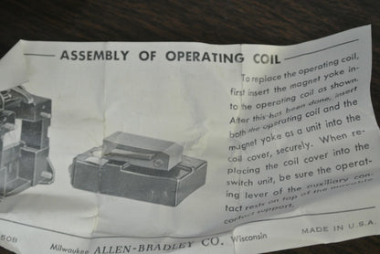 ALLEN-BRADLEY 73A803 - OPERATING COIL, SIZE 3 - 110/120V, 50/60Hz - NEW SURPLUS