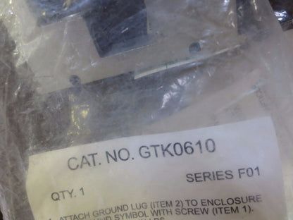 SQUARE D GTK0610 EQUIPMENT GROUNDING BAR KIT - NEW SURPLUS - LOT of 2