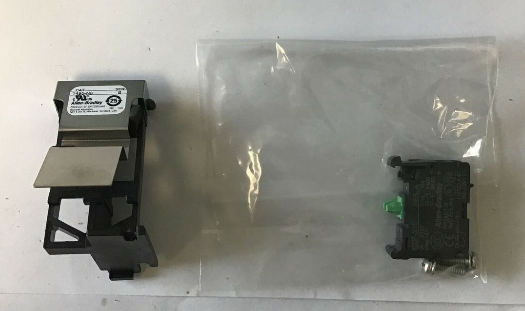 ALLEN BRADLEY 1495-N8 AUXILIARY CONTACT SER.B  1 N.O.