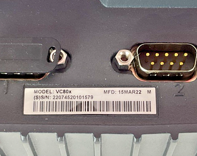 ZEBRA VC80X VEHICLE MOUNTED COMPUTER UZ7VC80X