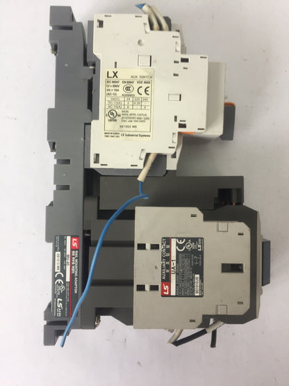 LS MOTOR STARTER MC-9 COIL 24VDC MMS-32H 2.5-4.0A MU-45 RAIL MOUNTING ADAPTOR