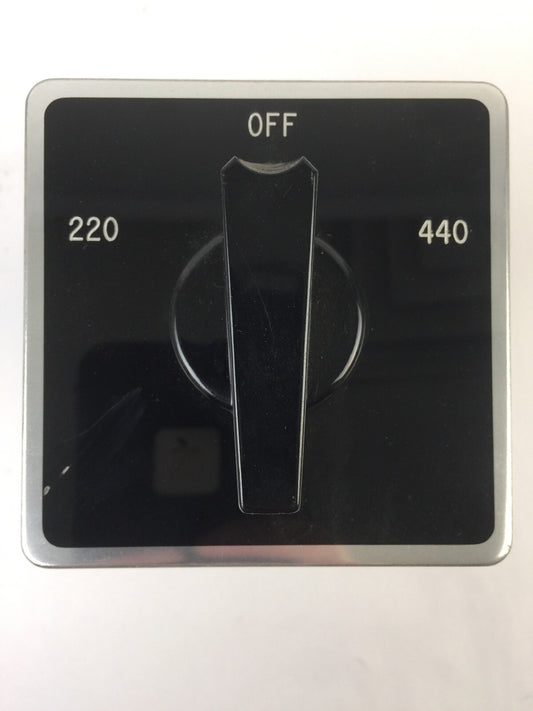 O.E.M. CONTROLS VN406S234 ROTARY SWITCH 220 OFF 440
