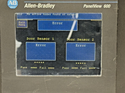 ALLEN-BRADLEY - 2711-T6C9L1 SER. B FRN: 4.43 - PANELVIEW 600 - 6" TOUCHSCREEN