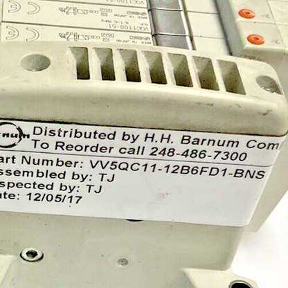 SMC VV5QC11-12B6FD1-BNS MANIFOLD VQC1100-51(10) VQC1400-51(2)