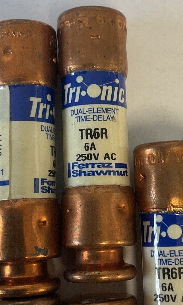 FERRAZ SHAWMUT TR6R 6A FUSE 250VAC ****LOTOF11****