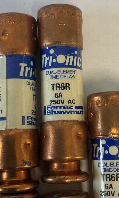 FERRAZ SHAWMUT TR6R 6A FUSE 250VAC ****LOTOF11****