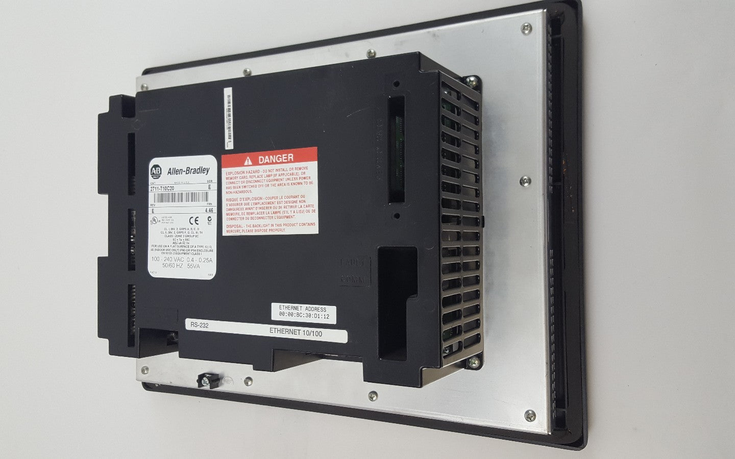 ALLEN BRADLEY PANELVIEW 1000 AB touch screen 2711-T10C20  SCREEN issues