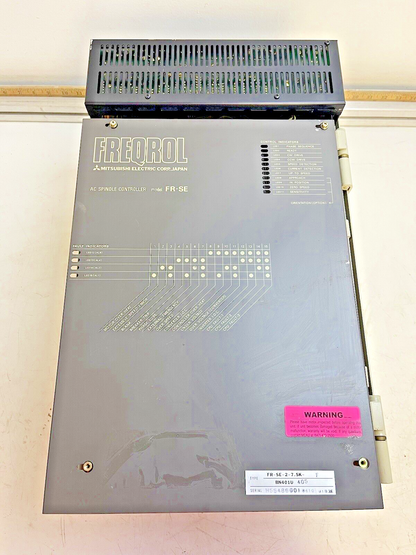 MITSUBISHI - FR-SE-2-7.5K- F - BN401U 405 - FREQROL A/C SPINDLE CONTROLLER FR-SE
