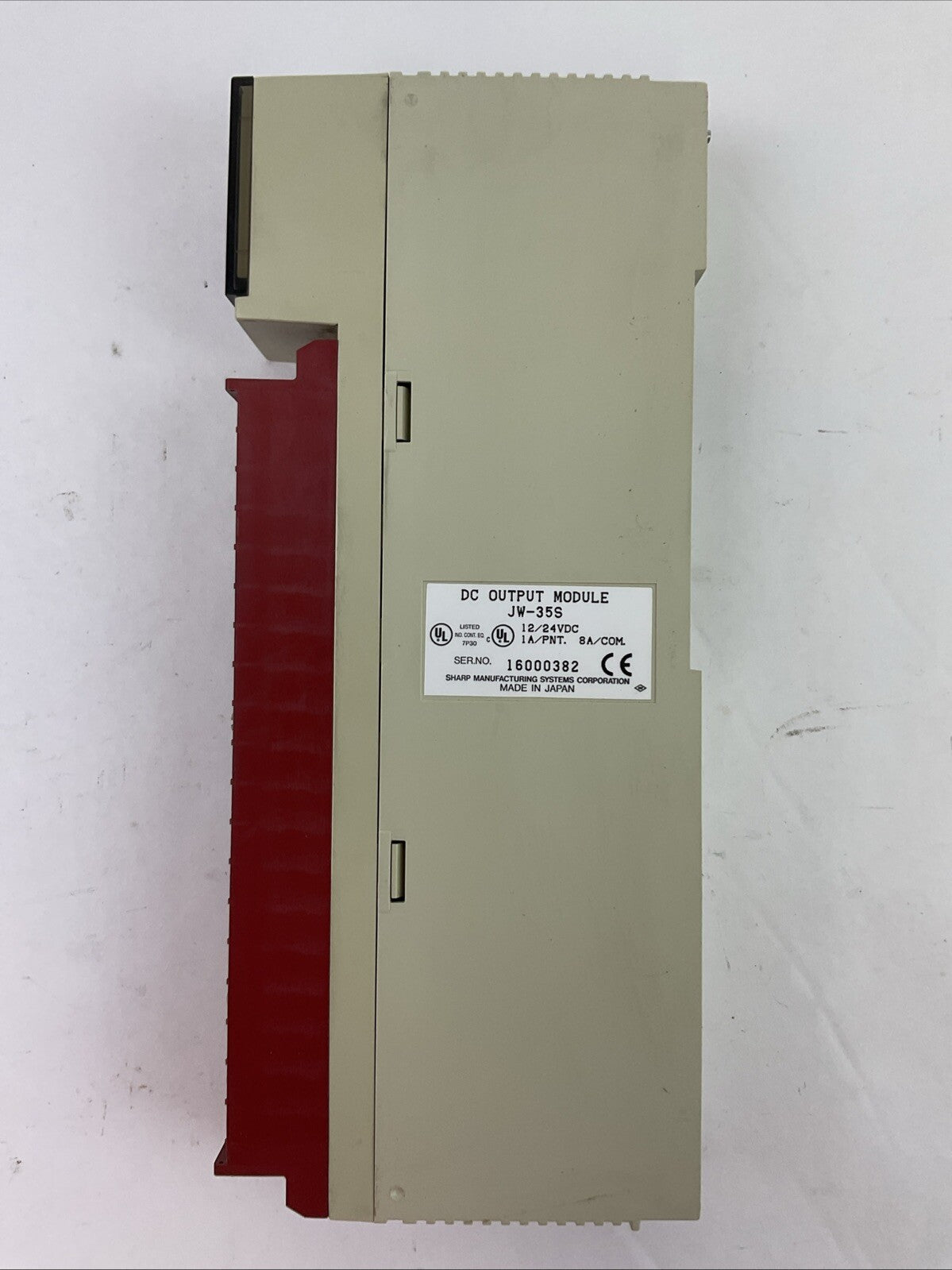SHARP JW-35S DC OUTPUT MODULE 12/24VDC 1A/PNT. 8A/COM.