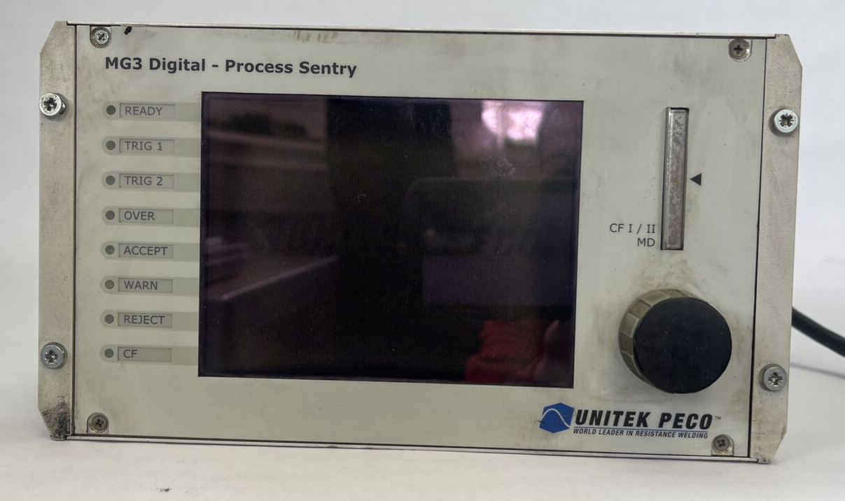UNITEK MIYACHI MG3M-W1 MG3 DIGITAL PROCESS SENTRY 120VAC UNITEK PECO WORLD LEAD