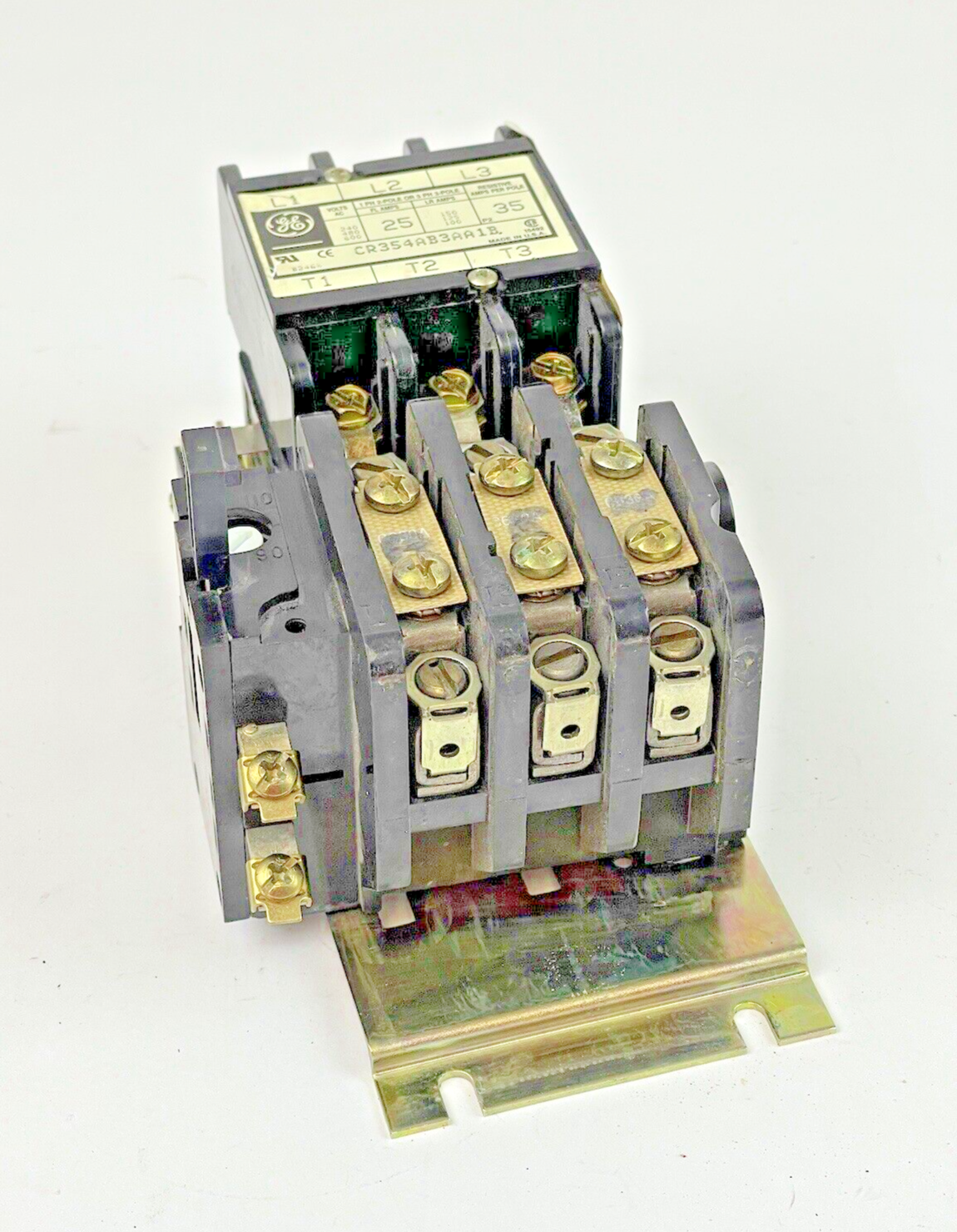 GE GENERAL ELECTRIC - CR354AB3AA1B - MOTOR STARTER -1 PH, 2 POLE, OR 3 PH 3 POLE