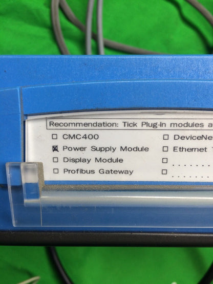 SICK OPTIC CLV650-0120 BARCODE SCANNER & CDM420-0102 POWER SUPPLY W/ WL18-3P430