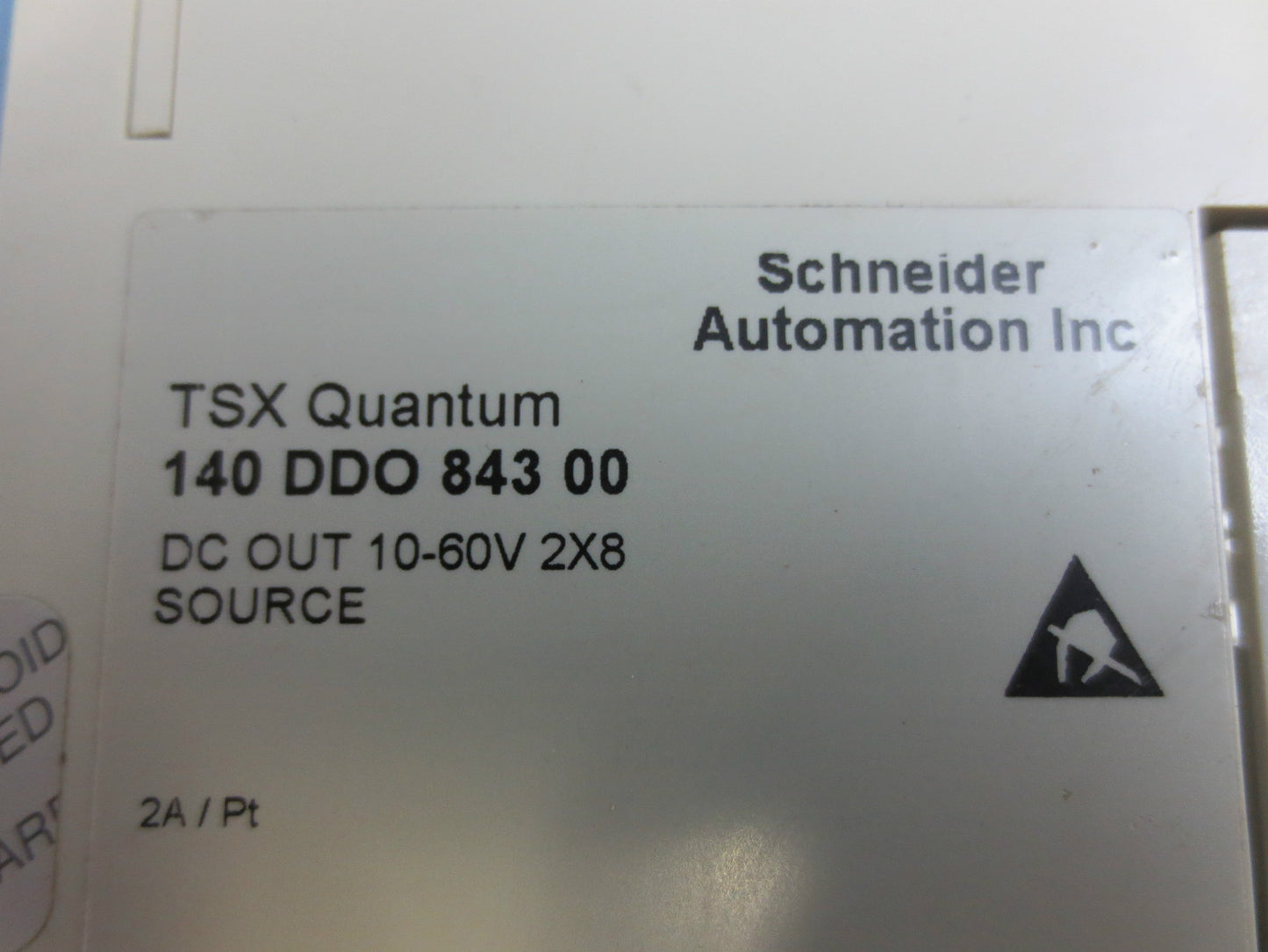 MODICON SCHNEIDER AUTOMATION 140 DDO 843 00 10-60 VDC OUTPUT MODULE