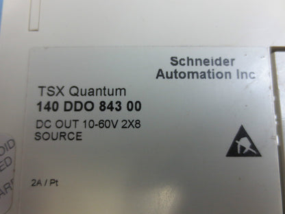 MODICON SCHNEIDER AUTOMATION 140 DDO 843 00 10-60 VDC OUTPUT MODULE