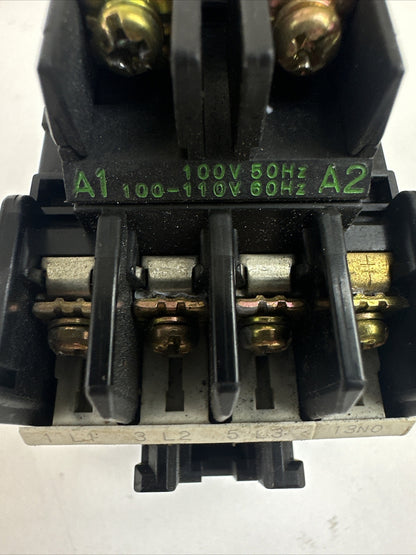 FUJI 4NC0F0#10 SC-0 CONTACTOR 3PH 5HP 600VAC COIL 100-110V 60HZ SZ-Z5