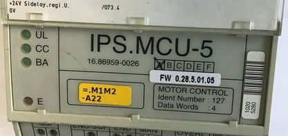 MAN ROLAND IPS.MCU-5 MOTOR CONTROL - 16.86959-0026 - Rev. A
