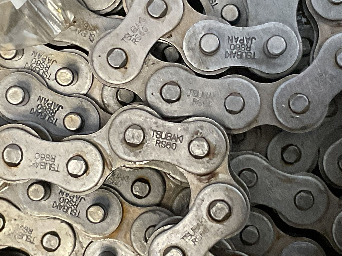 US TSUBAKI 60 RIVETED 16L/D-3 400 PIT INCL C/L 1 STRAND 25 FEET CHAIN RS60