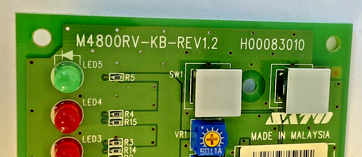 SATO M4800RV-KB-REV1.2 LCD DISPLAY CIRCUIT BOARD