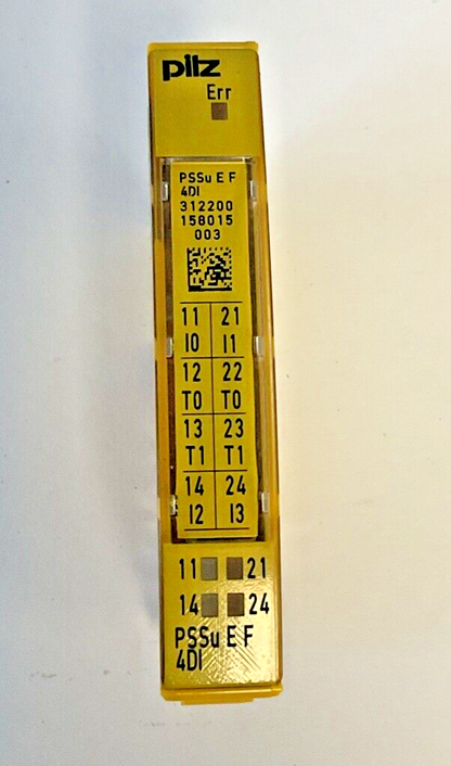 PILZ PSSU E F 4DI SAFTEY CONTROL INPUT MODULE
