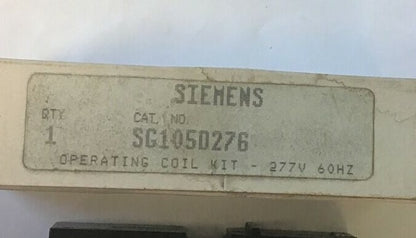 ITE SG105D276 OPERATING COIL 277V 60HZ