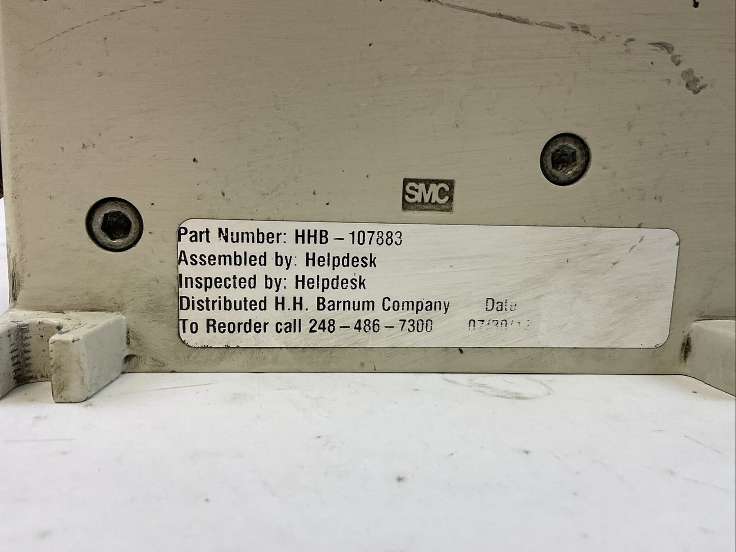 SMC HHB-107883 VALVE MANIFOLD VQC4501-51 VQC4501-5 VQC4301-5 VQC4200-5 VALVE